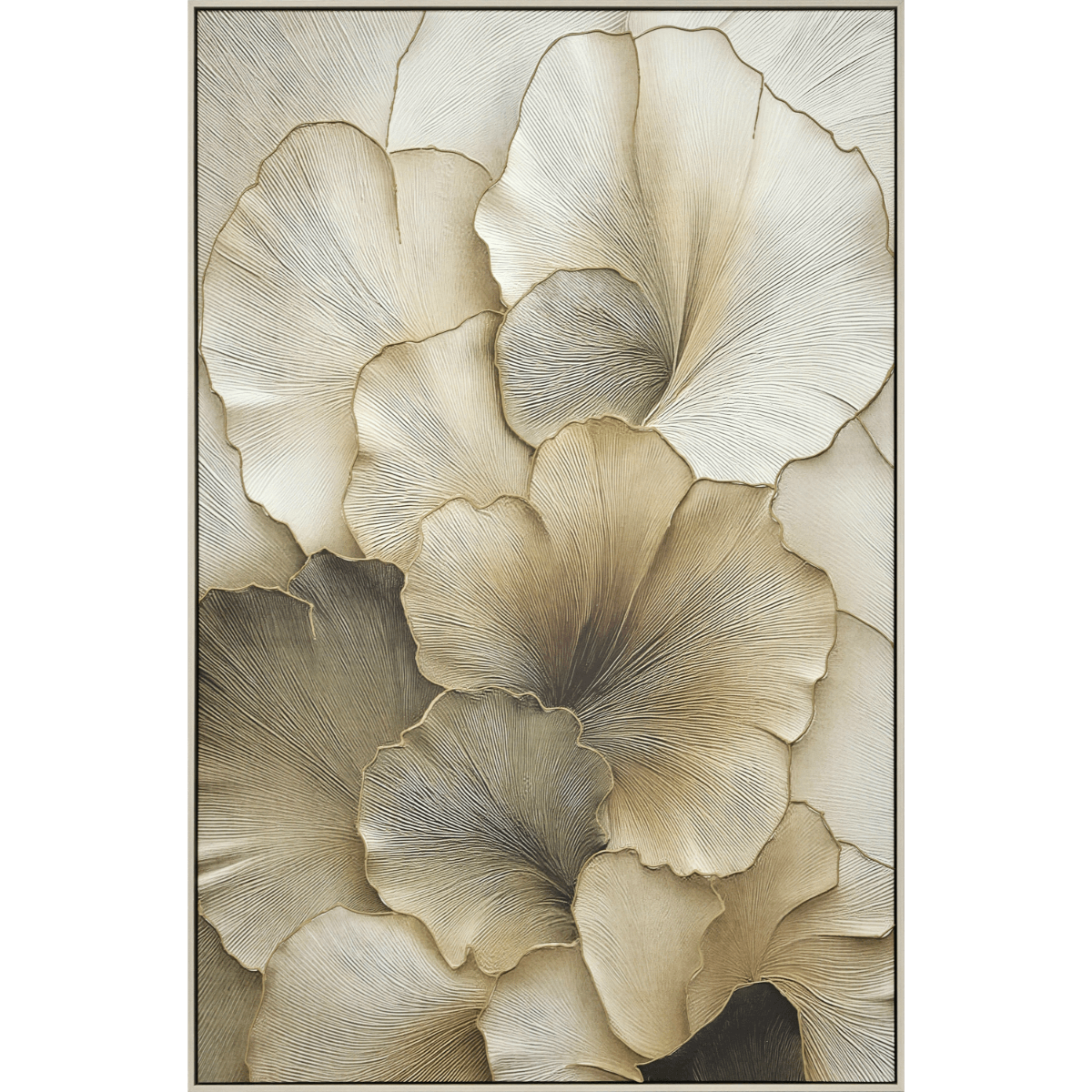 Nordih Art Botanical Gold Petals 120×80 cm